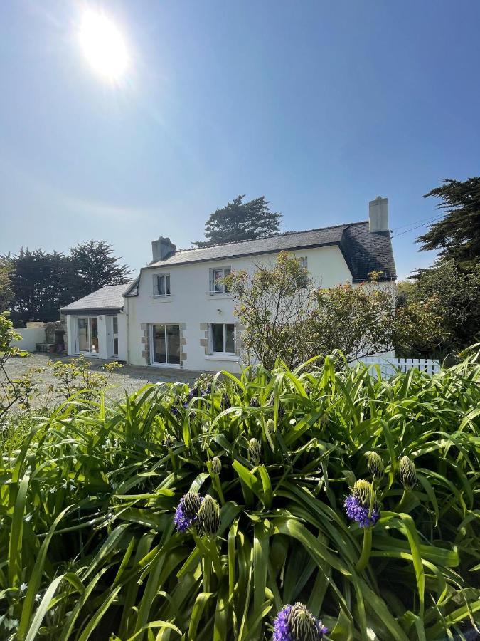 Maison Accueillante A Fouesnant Avec Grand Jardin Exterior foto